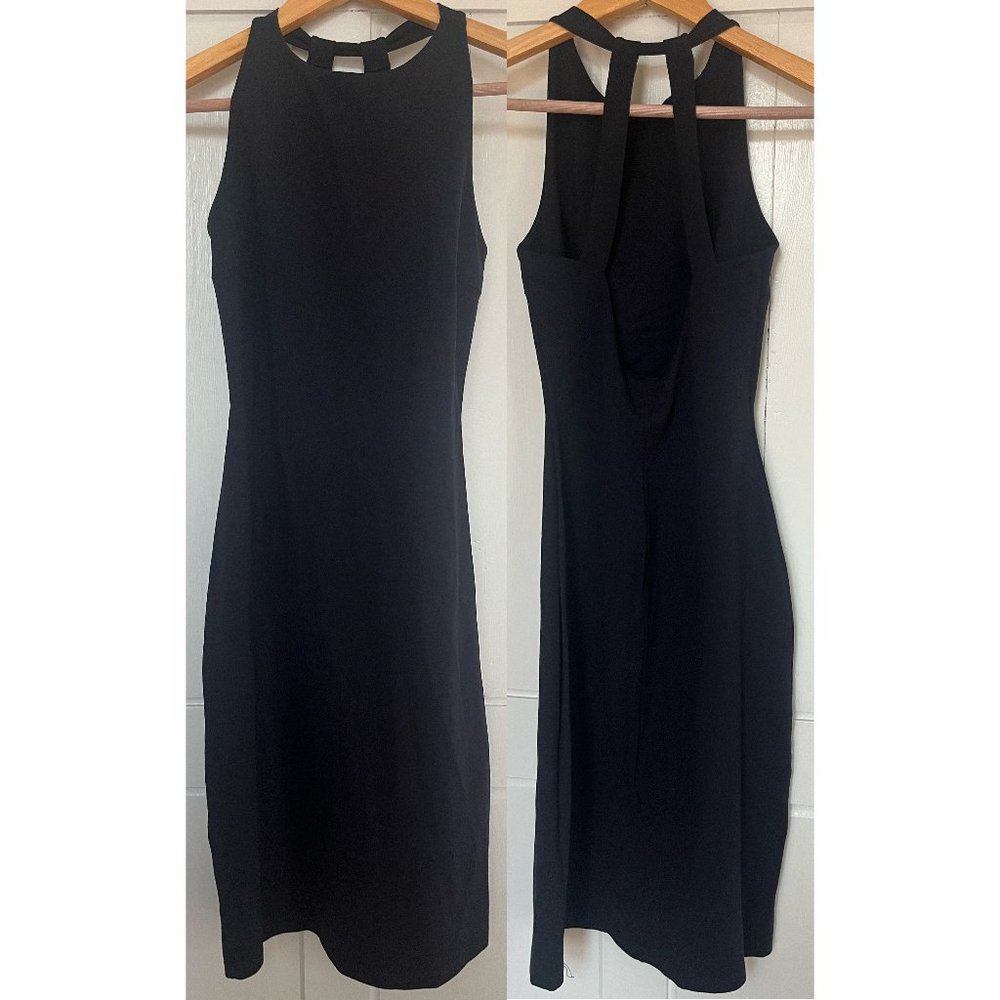 NWOT Susana Monaco Dark Navy Open Back Dress